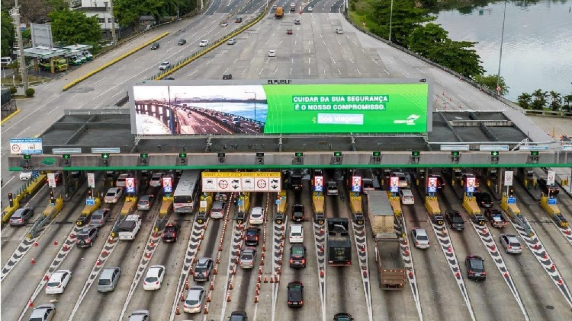 Ponte Rio-Niterói: Ecoponte libera pagamento por cartão de aproximação no pedágio