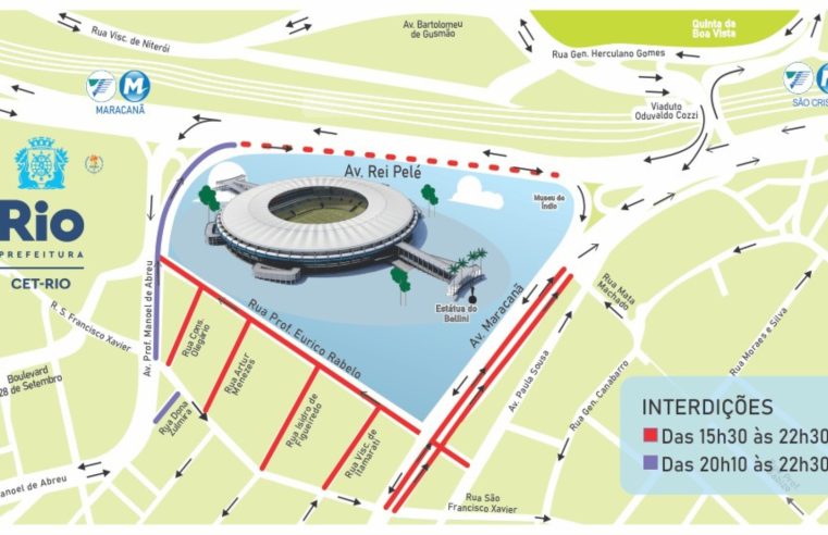 CET-Rio monta esquema de trânsito para confronto entre Fluminense e Juventude neste sábado (1)