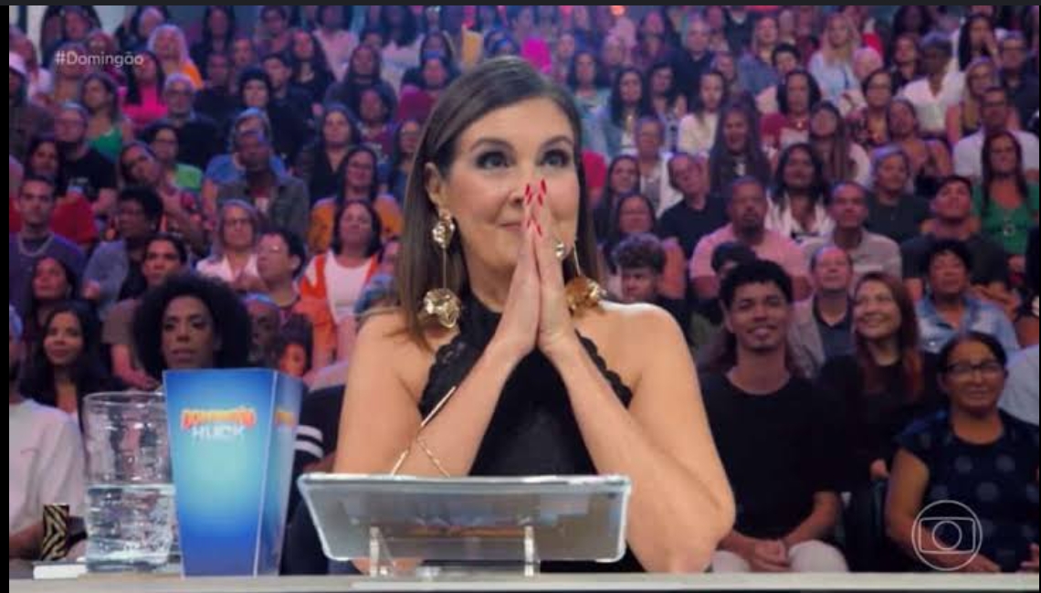 Fátima Bernardes aceita desafio para dançar com Antonio Banderas no ‘Domingão’