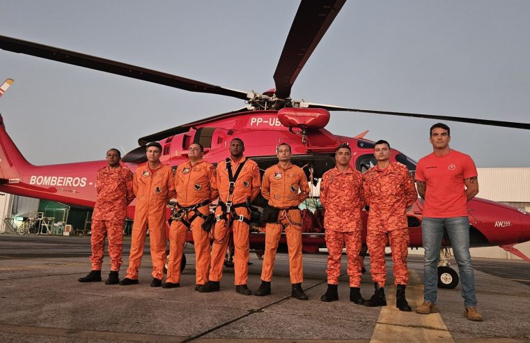 Força-tarefa do Corpo de Bombeiros do RJ é enviada para auxiliar no resgate durante chuvas no Sul do Brasil