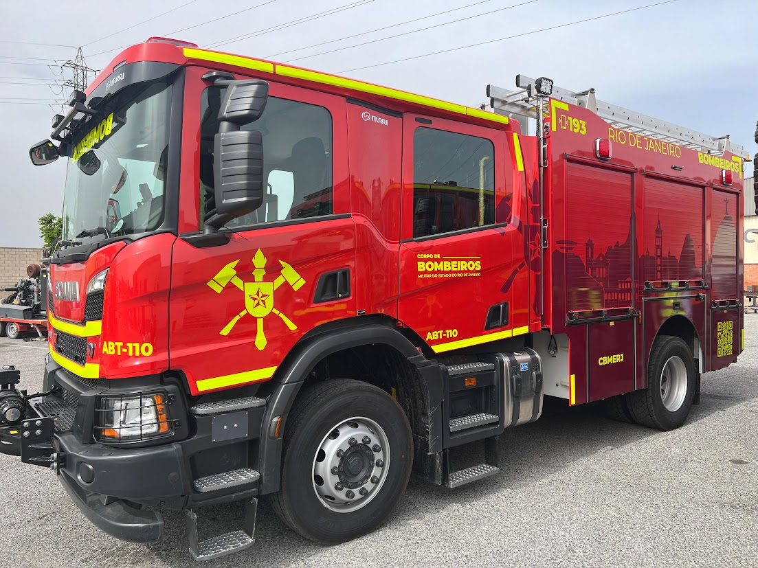 Frota do Corpo de Bombeiros é reforçada com caminhões de incêndio importados da Espanha