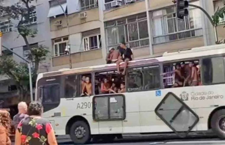 Feriado do Dia do Trabalhador acaba com mais de 30 ônibus vandalizados no Rio