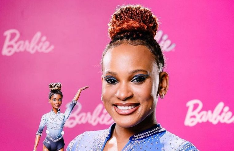 ‘Representa um sonho’: Rebeca Andrade ganha versão personalizada da Barbie