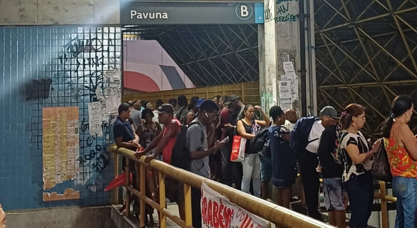 Roubo de cabos interrompe funcionamento de metrô em Colégio, Zona Norte