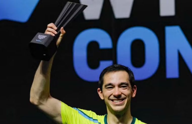 Hugo Calderano vence sul-coreano An Jaehyun por 4 a 0 e conquista título do WTT Rio de Janeiro