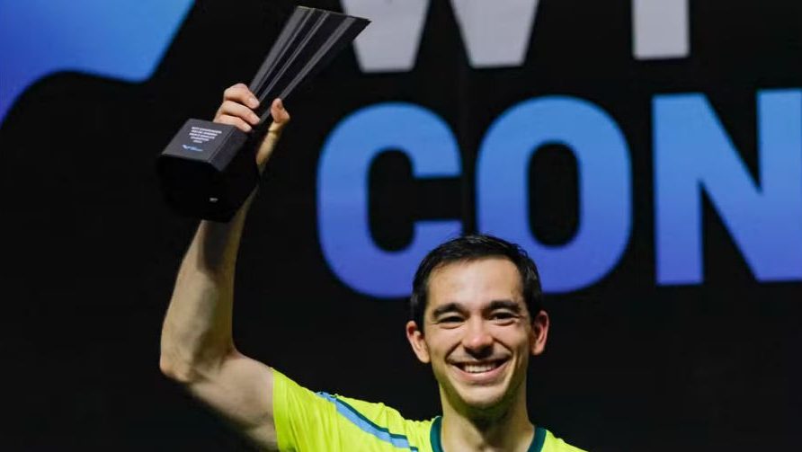 Hugo Calderano vence sul-coreano An Jaehyun por 4 a 0 e conquista título do WTT Rio de Janeiro