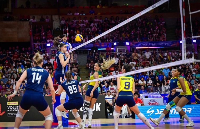 Vôlei: Brasil perde para a Polônia e termina em 4º na Liga das Nações feminina