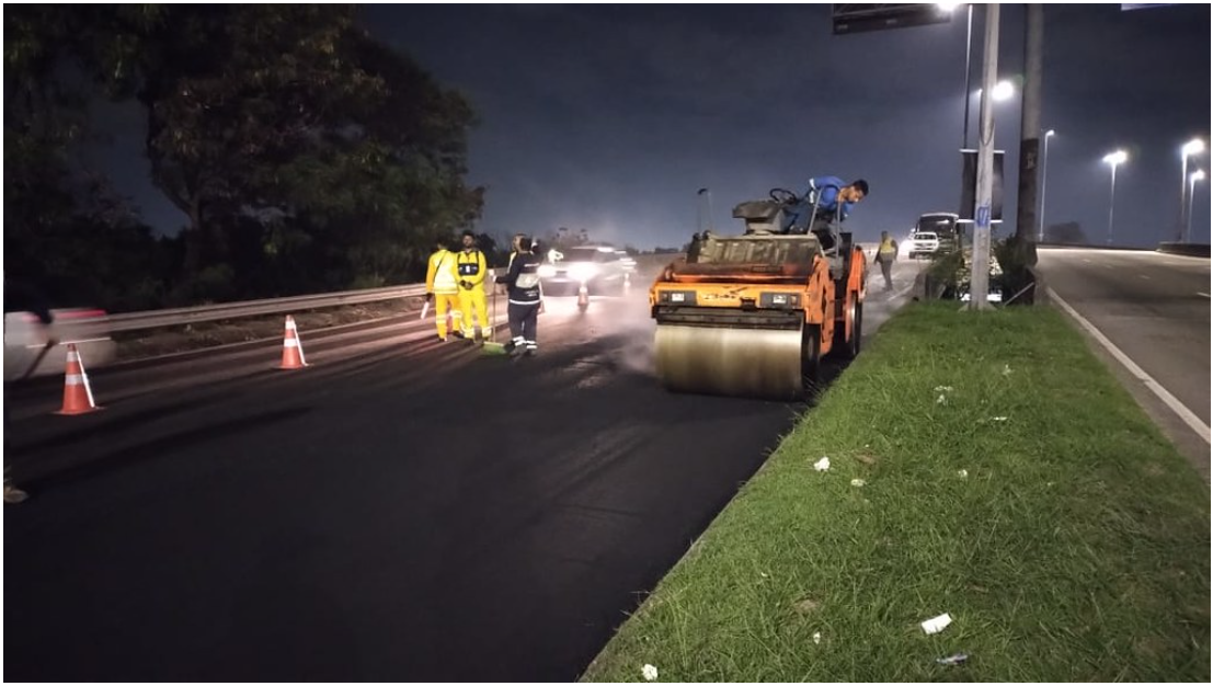 Programa Asfalto Liso revitaliza mais de 1,9 milhão de metros quadrados de vias da Zona Oeste