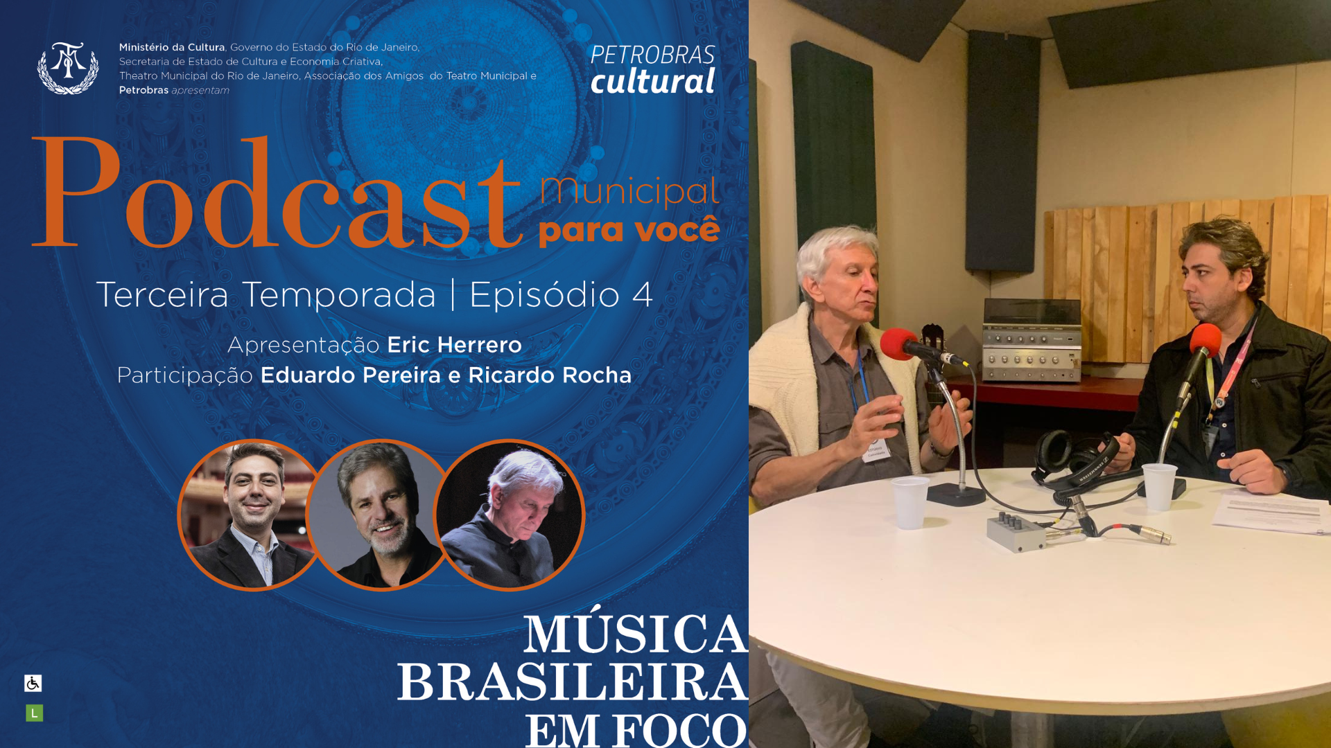 Podcast ‘Municipal para Você’ apresenta novo episódio sobre importantes compositores do Brasil