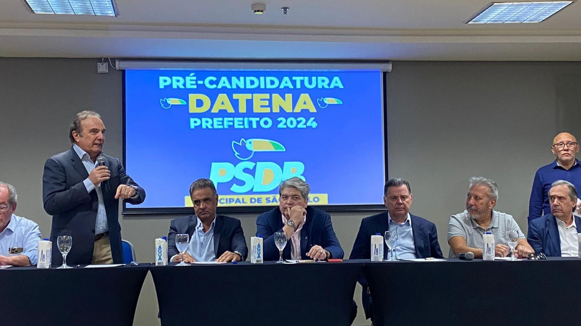 Datena é lançado como pré-candidato à Prefeitura de São Paulo pelo PSDB