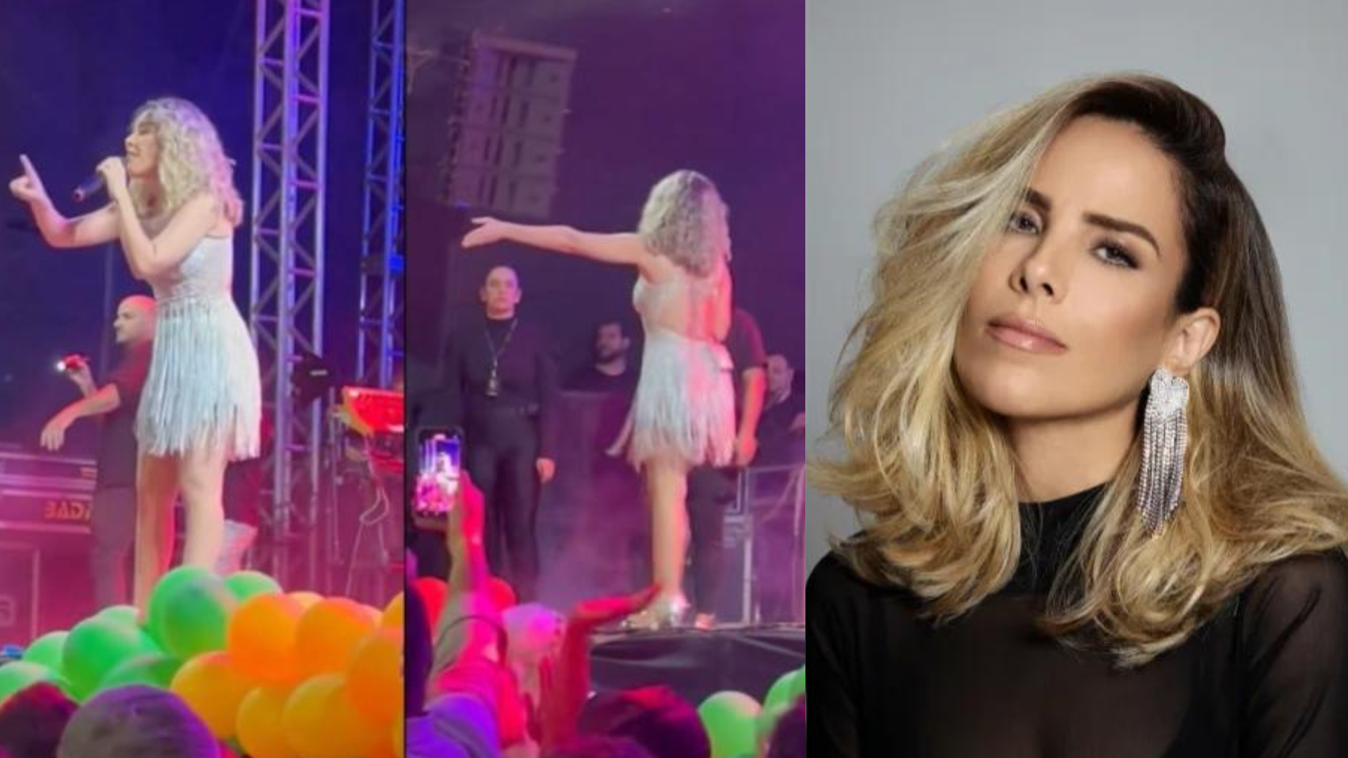 Wanessa Camargo pede que homem seja expulso de show após gestos obscenos