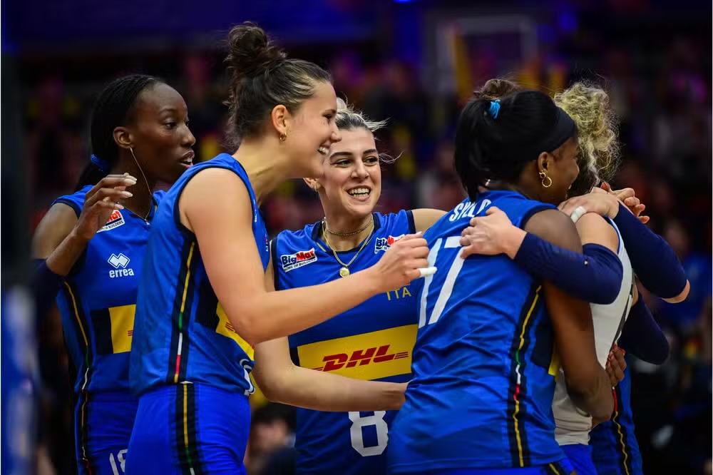 Itália vence Japão e conquista bicampeonato na Liga das Nações feminina de Vôlei