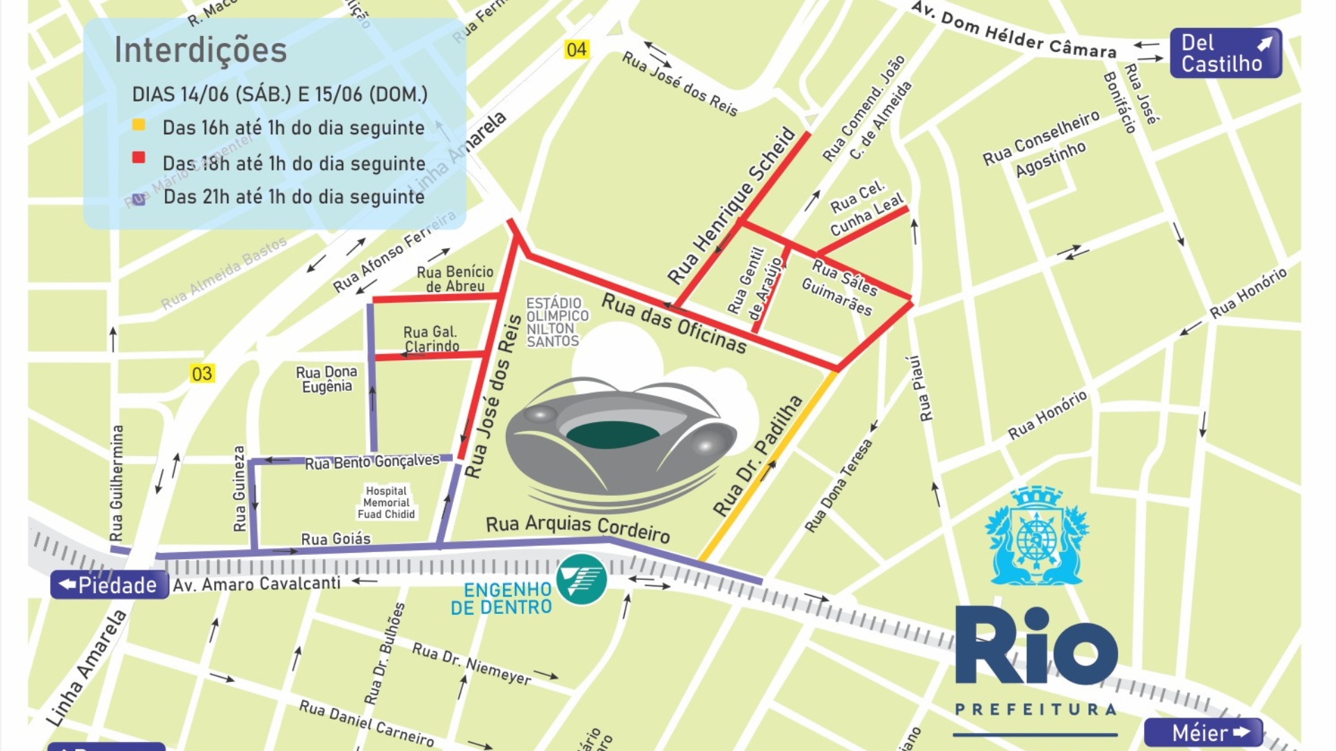 CET-Rio monta esquema de trânsito para Show da banda Natiruts, no estádio Nílton Santos