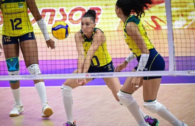 Vôlei: Brasil feminino vence Tailândia e avança para semifinal da Liga das Nações