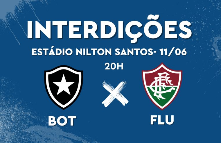 CET-Rio monta esquema de trânsito para Botafogo e Fluminense, nesta terça (11)