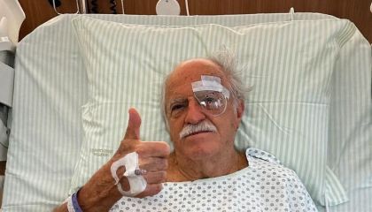  Aos 91 anos, Ary Fontoura passa por cirurgia de catarata no Rio 