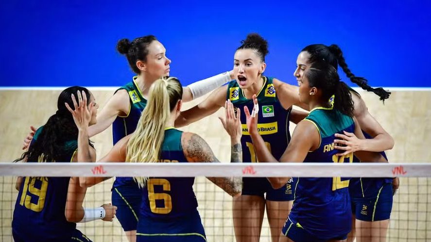 Invictas: brasileiras vencem a Bulgária por 3 sets a 0 e garantem vaga nas quartas de final da Liga das Nações