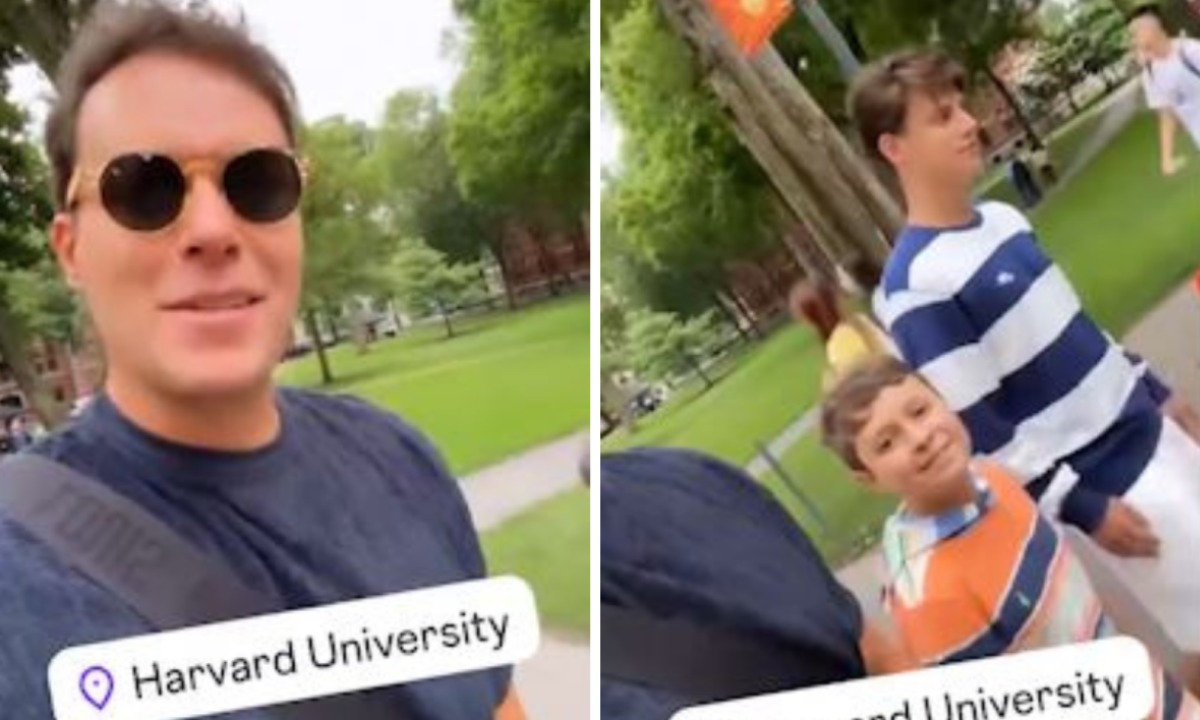 Após pregar contra diploma universitário, Valadão posta fotos com filhos em Harvard