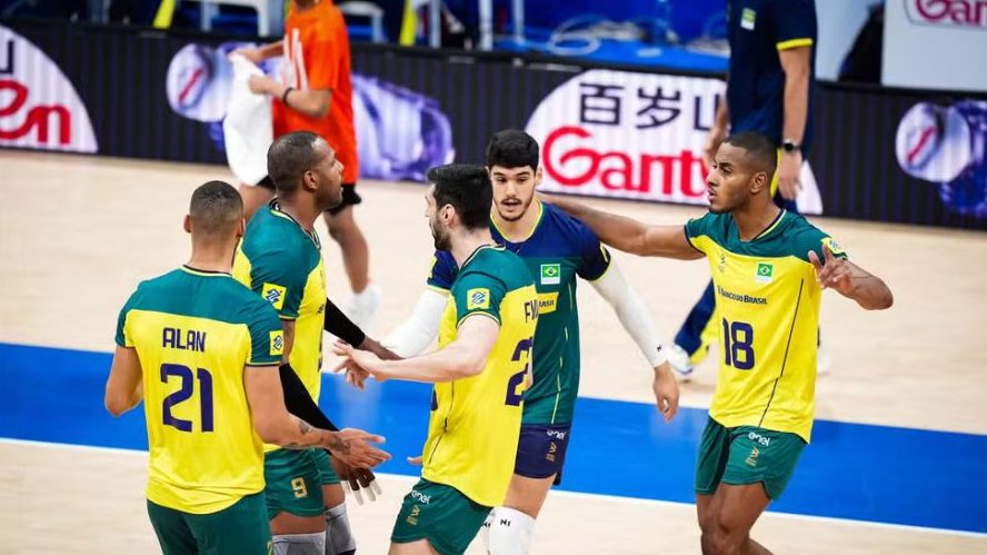 Vôlei: Brasil enfrenta Polônia nas Quartas de Final da Liga das Nações Masculina