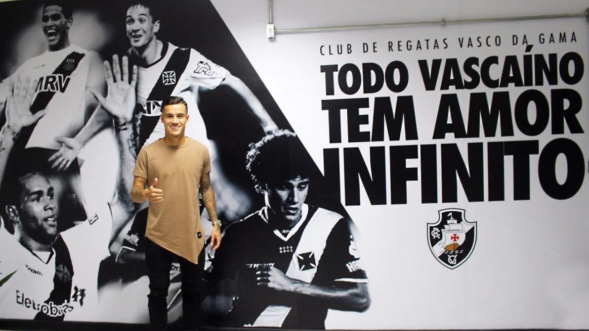 Vasco aguarda documentação do Aston Villa para anunciar Philippe Coutinho