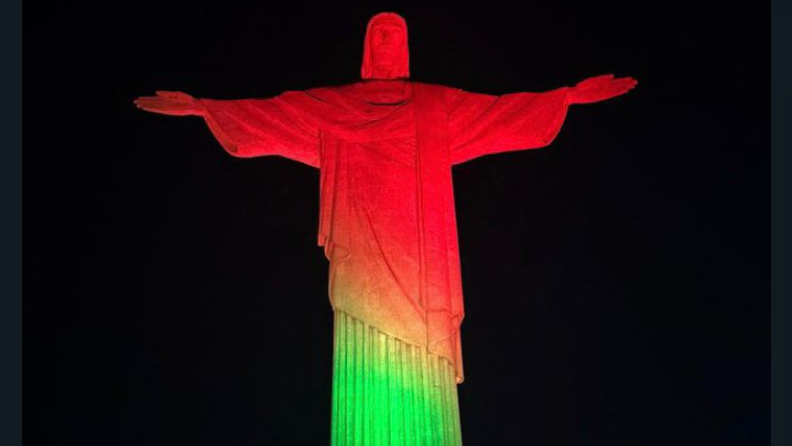 Cristo Redentor e Maracanã recebem iluminação em apoio à Campanha ‘Salve o Sorriso Brasileiro’