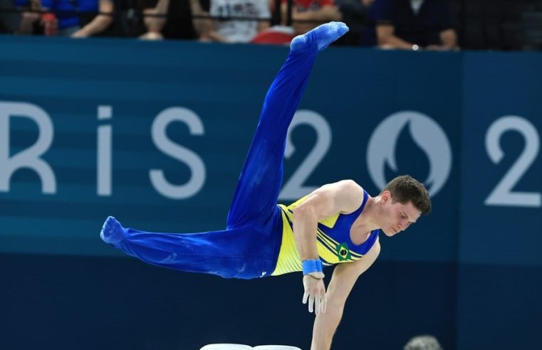 Diogo Soares enfrenta cansaço na final de Ginástica Artística nas Olimpíadas de Paris