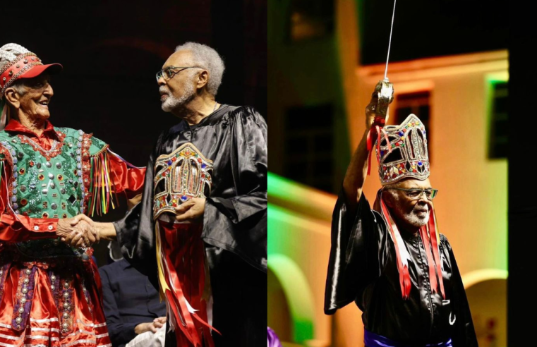 Gilberto Gil recebe título de ‘doutor honoris causa’ e coroa de reisado pela Universidade Regional do Cariri