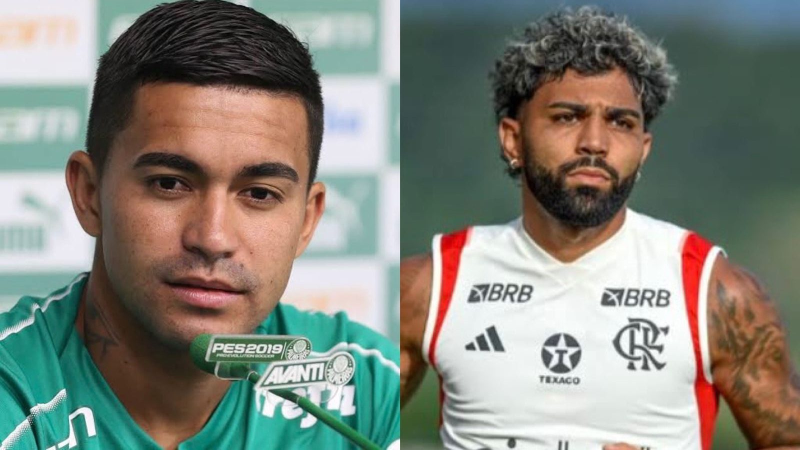 Flamengo e Palmeiras negociam troca entre Gabigol e Dudu