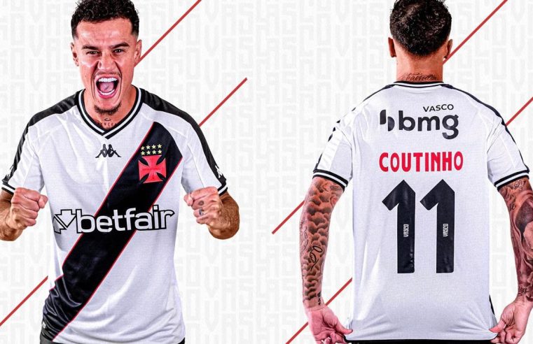 Acabou a espera: Vasco da Gama anuncia Philippe Coutinho