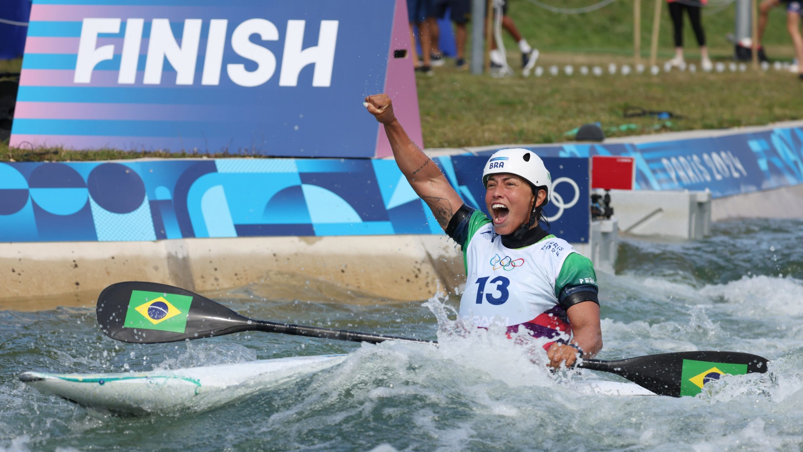 Ana Sátila fica com o quinto Lugar na final de Canoa Individual na Olimpíada de Paris