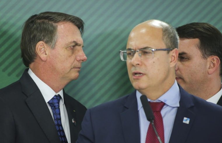 Bolsonaro relata que Witzel pediu ‘vaga no supremo’ como chantagem para livrar Flávio de investigação