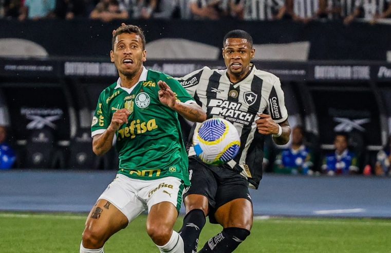 Botafogo amplia liderança no Brasileirão após vitória sobre o Palmeiras por 1 a 0