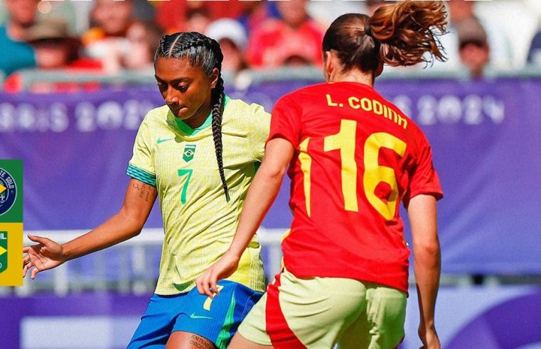 Com Marta expulsa, Seleção Brasileira enfrenta dificuldades e perde para a Espanha nas Olimpíadas de Paris