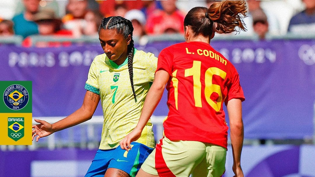 Com Marta expulsa, Seleção Brasileira enfrenta dificuldades e perde para a Espanha nas Olimpíadas de Paris