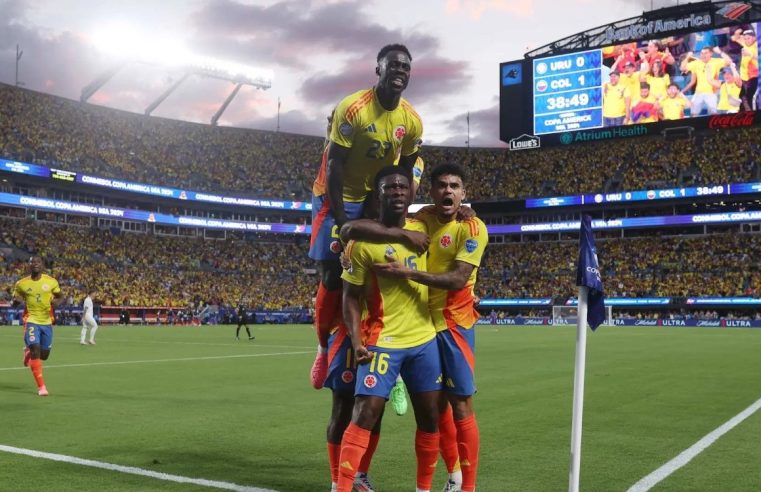 Colômbia vence Uruguai por 1 a 0 e vai enfrentar a Argentina na final da Copa América