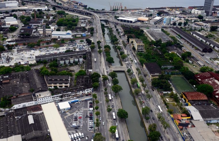 Avenida Francisco Bicalho terá interdição parcial até domingo (14) para manutenção em pontilhão da SuperVia 