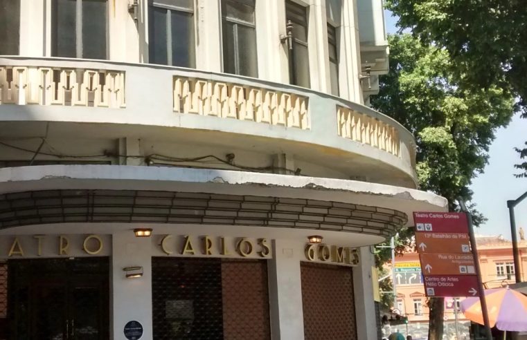 Centenário: Teatro Carlos Gomes reabre nesta segunda-feira (01) na Praça Tiradentes