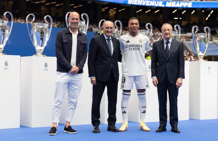 Mbappé é apresentado no Real Madrid: ‘sou um garoto feliz hoje’