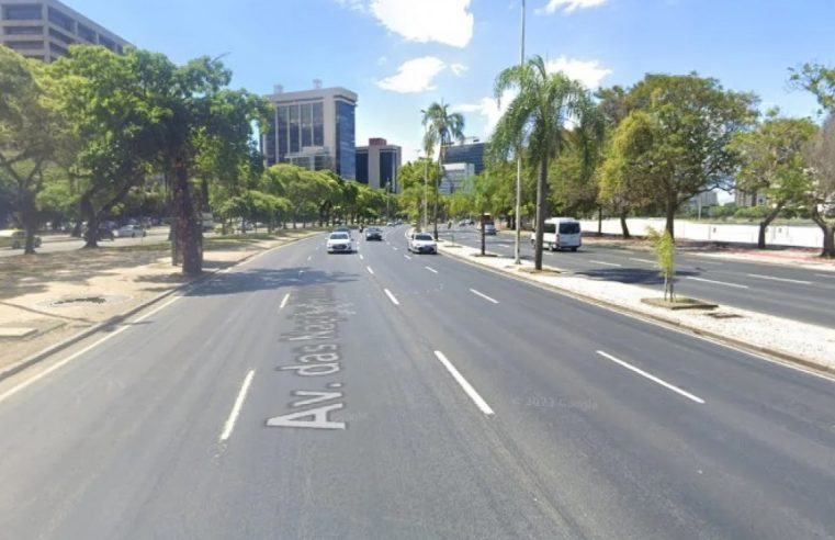 CET-Rio instala 26 placas para orientar uso de passagens subterrâneas na Avenida das Nações Unidas, em Botafogo