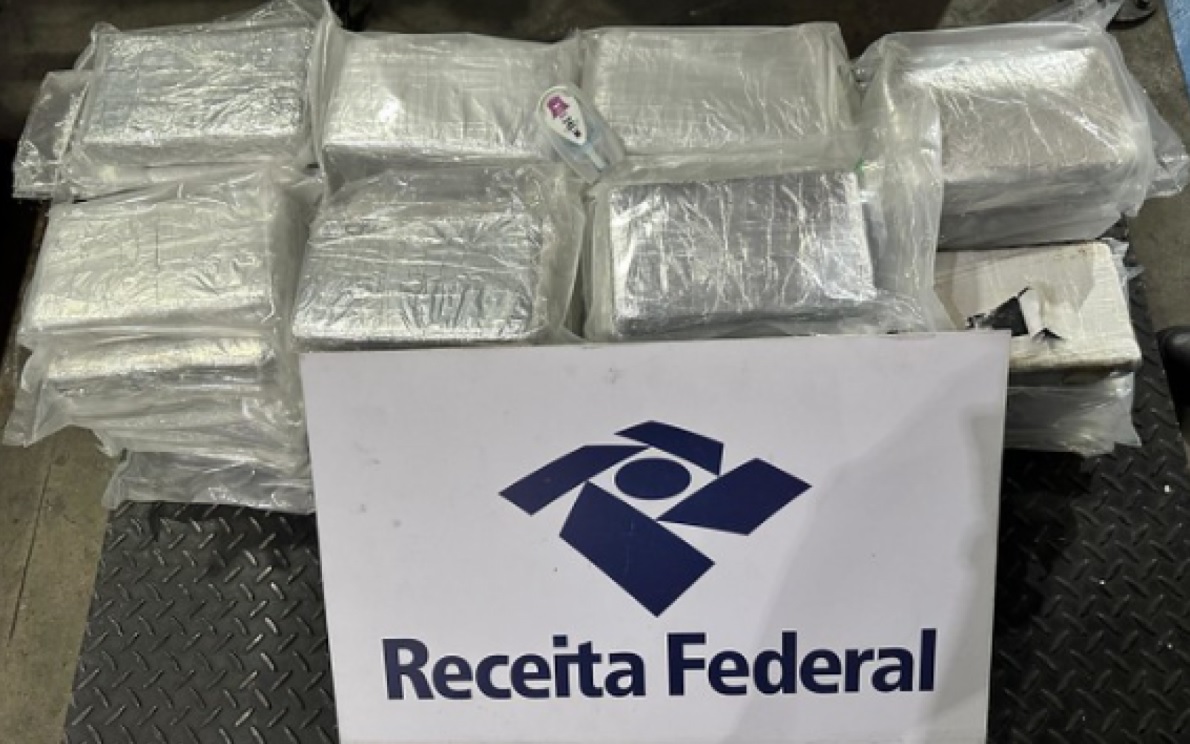 Receita Federal apreende cerca de R$ 3 Milhões em cocaína no Galeão