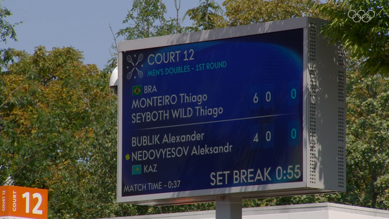 Thiago Monteiro e Thiago Wild avançam para segunda rodada de duplas nas Olimpíadas de Paris