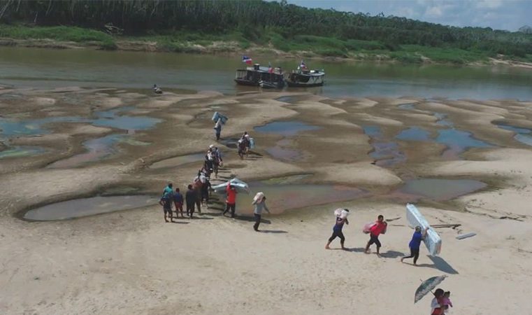 Com previsão histórica de seca mais severa em 2024, rios do Amazonas registram níveis abaixo da média