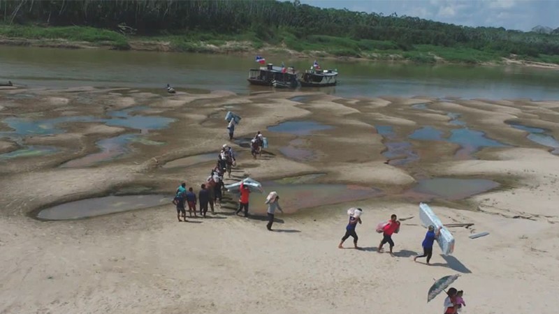 Com previsão histórica de seca mais severa em 2024, rios do Amazonas registram níveis abaixo da média