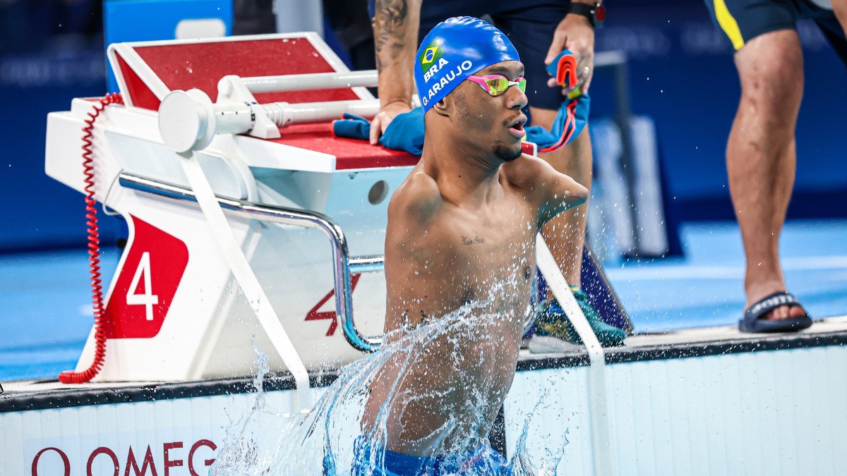 É Ouro: Gabriel Araújo conquista primeiro pódio do Brasil nos Jogos Paralímpicos Paris 2024