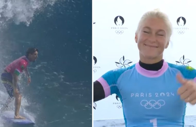 No surfe, Medina e Tati Weston-Webb avançam para semifinais nas Olimpíadas de Paris