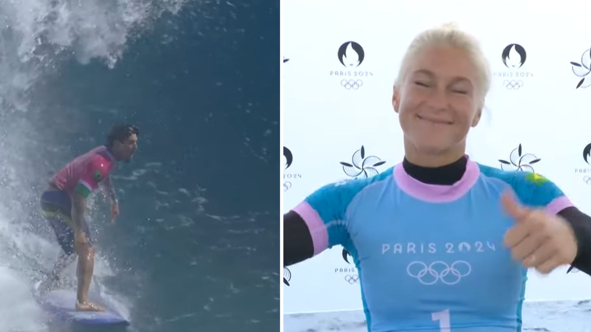 No surfe, Medina e Tati Weston-Webb avançam para semifinais nas Olimpíadas de Paris