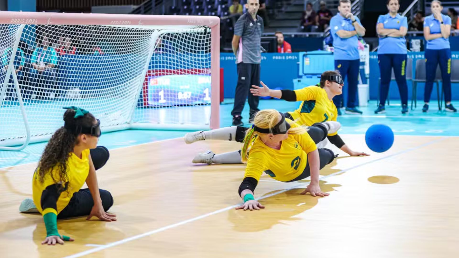 Brasil perde para Israel por 8 a 4 e sofre primeira derrota no golbol feminino paralímpico