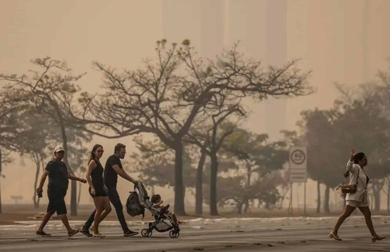 Queimadas afetam qualidade do ar em oito estados brasileiros e Distrito Federal e incêndios aumentam Em Goiânia e São Paulo