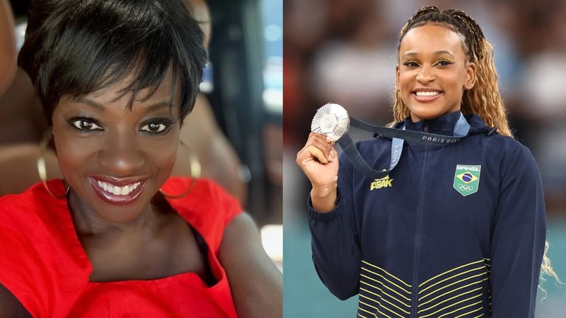 Após conquista de medalha em Paris, Rebeca Andrade é parabenizada por Viola Davis: ‘Eu te amo!’