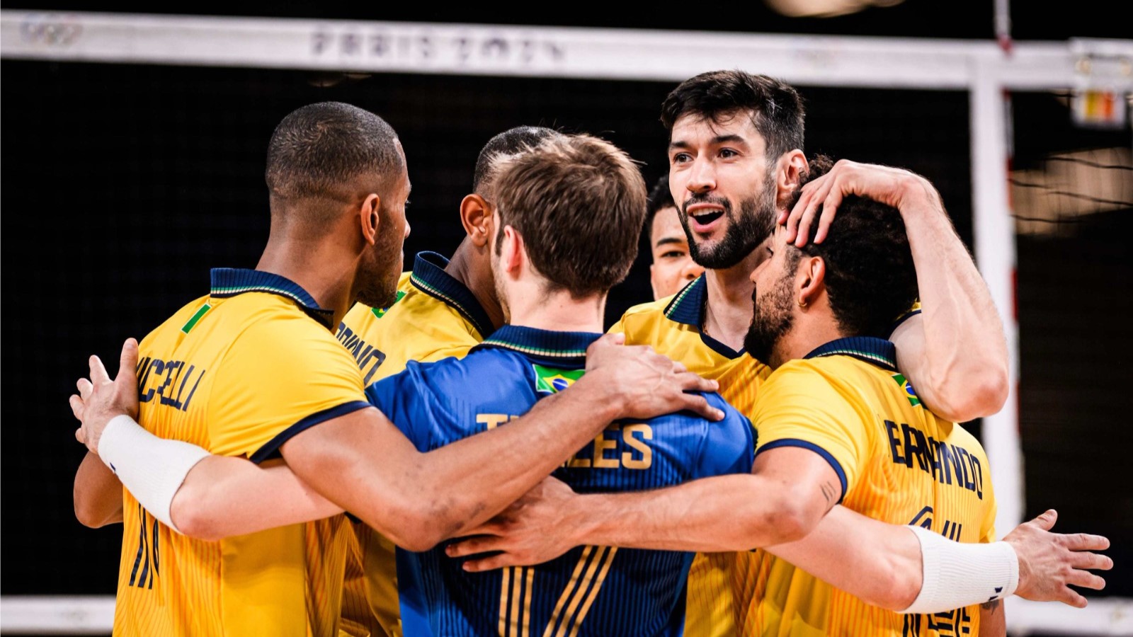 Vôlei masculino: Brasil vence Egito e se garante nas quartas em Paris